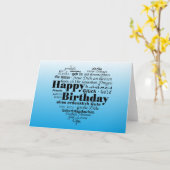 Meertalige geboortedag kaart (Gele Bloem)