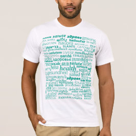 Meertalige Gezondheidstekst T-shirt -