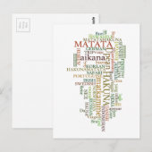 Meertalige Hakuna Matata Global Word Cloud Art Briefkaart (Voorkant / Achterkant)