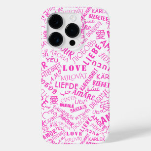 Meertalige Liefde Tekst iPhone Case - Kies kleuren