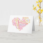 Meertalige onthaal aan het gastBriefkaart Kaart (Gele Bloem)