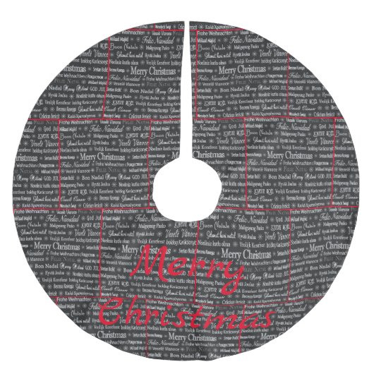 Meertalige pretkerst Thunder_Cove Kerstboom Rok (Voorkant)