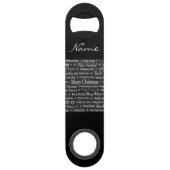 Meertalige pretkerst Thunder_Cove Speed Flessenopener (Voorkant)