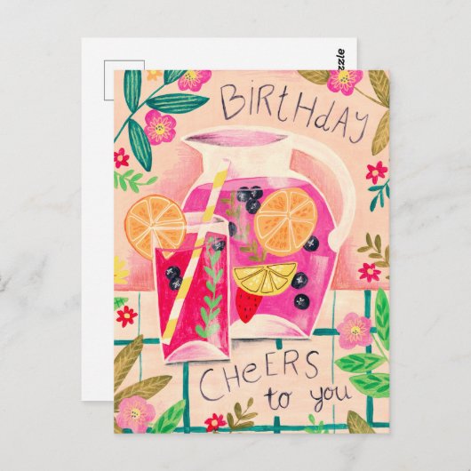 Meertaligheid op jaarbeurzen briefkaart (Voorkant / Achterkant)