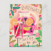 Meertaligheid op jaarbeurzen briefkaart (Voorkant)