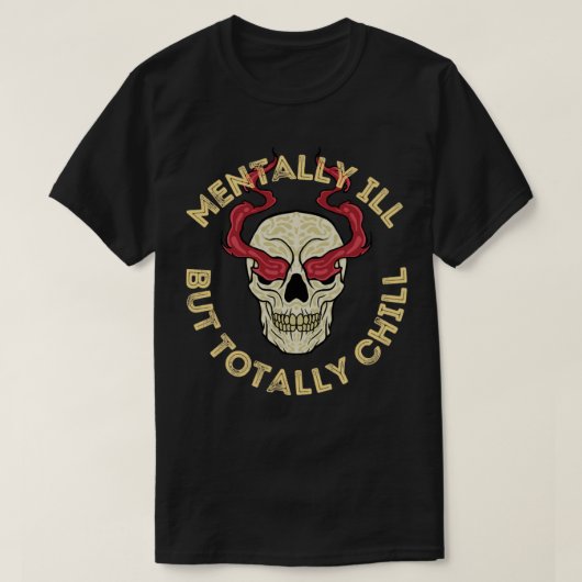 Meertallig, maar volledig chill halloween costuum2 t-shirt (Design voorkant)