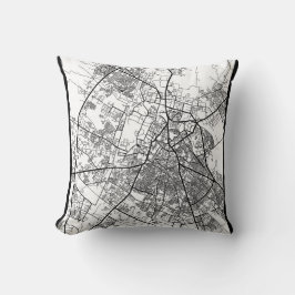 Meerut Uttar Pradesh City Map Kussen