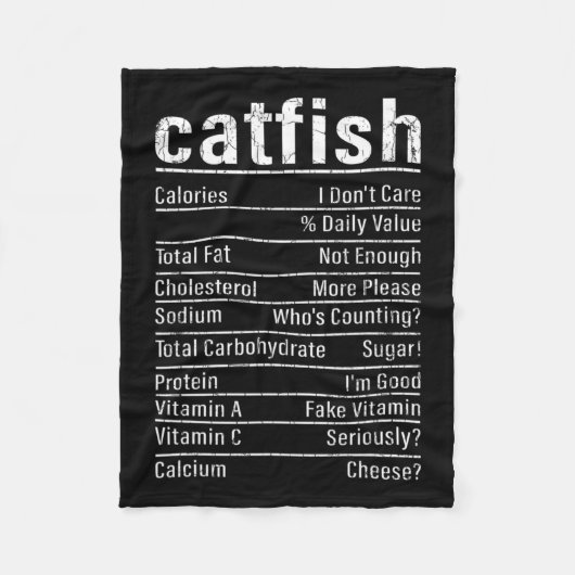 Meerval Feiten Grappige Visliefhebber Catfishing G Fleece Deken (Voorkant)