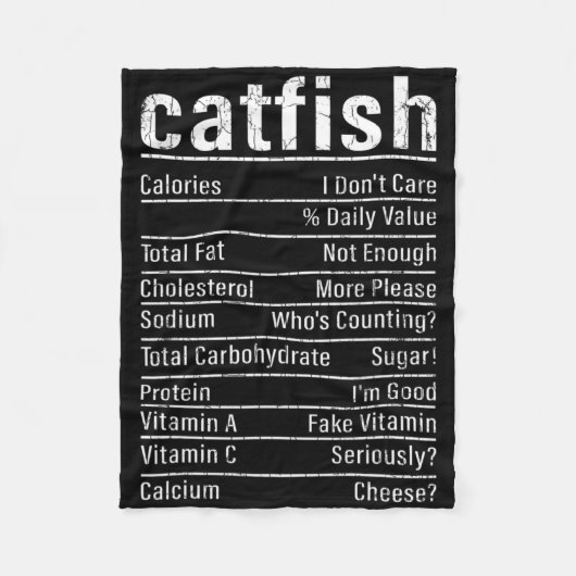 Meerval Feiten Grappige Visliefhebber Catfishing G Fleece Deken (Voorkant)