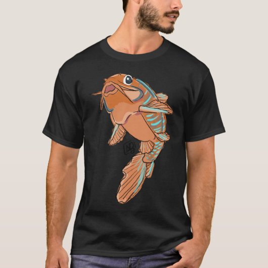 Meerval Marktwaardige Vissen T-shirt (Voorkant)