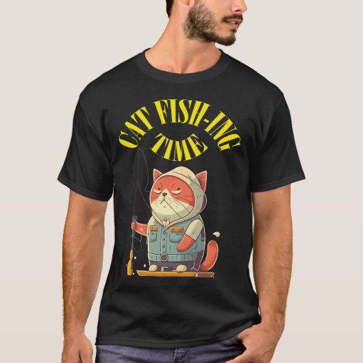 Meerval-vis Tijd T-shirt (Voorkant)