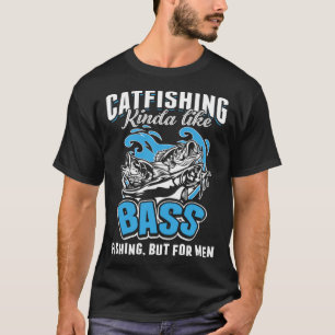 Meerval vissen Bass Vissen Hengel Visser Visserij T-shirt
