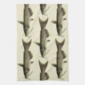  meerval Vist, Marine Life River Fish Theedoek (Verticaal)