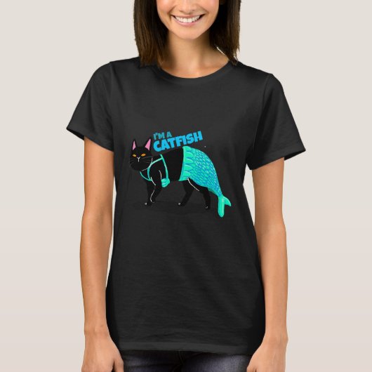 Meerval Voor Kat T-shirt (Voorkant)