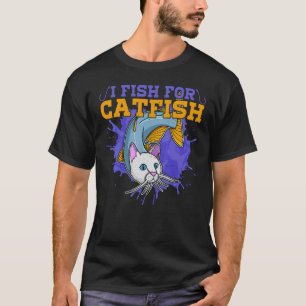 Meerval Wels Meerval Vissen Humor 5 T-shirt