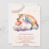 Meerverhaal Magisch en Kantelbaar Baby shower Kaart (Voorkant)