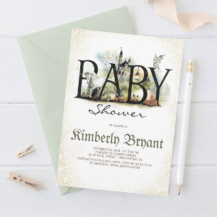 Meerverhaal Magisch en Kantelbaar Baby shower Kaart