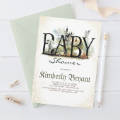 Meerverhaal Magisch en Kantelbaar Baby shower Kaart