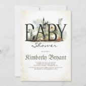 Meerverhaal Magisch en Kantelbaar Baby shower Kaart (Voorkant)