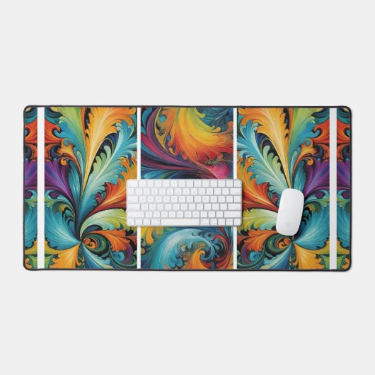 meervoudig Abstract Bureaumat (Keyboard & Muis)