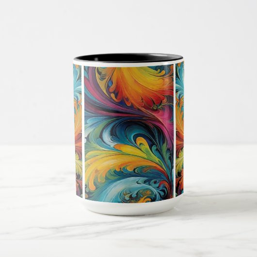 meervoudig Abstract Mok (Midden)