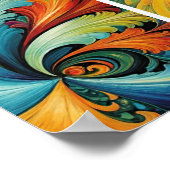 meervoudig Abstract Poster (Hoek)