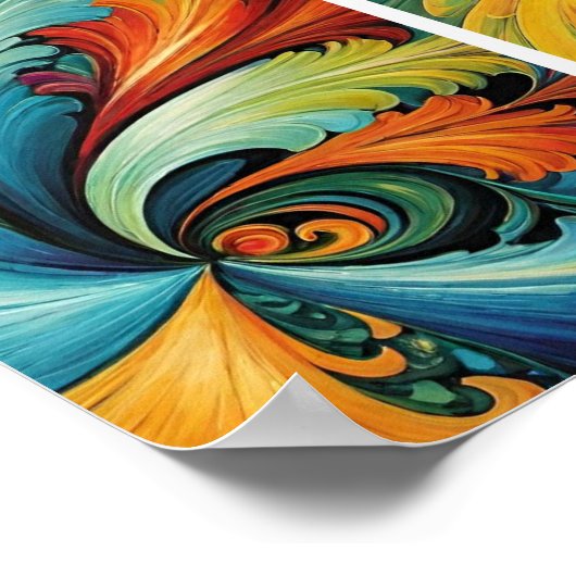 meervoudig Abstract Poster (Hoek)