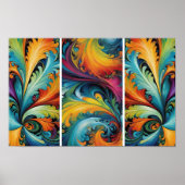 meervoudig Abstract Poster (Voorkant)