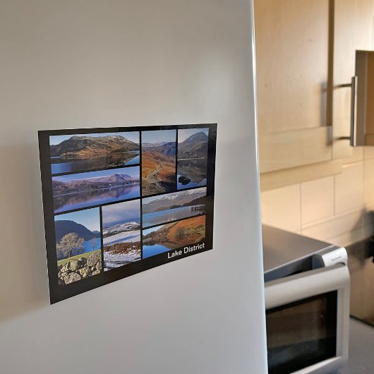 Meervoudig afbeelding 3 van het meer briefkaart