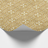 Meervoudig, antiek, goud, patroon, vouw, vouw,  cadeaupapier (Hoek)