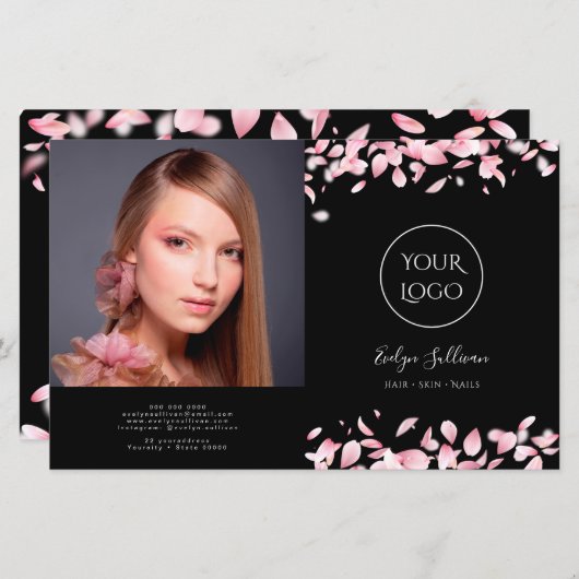 Meervoudig brochure voor geviesbladen (Voorkant / Achterkant)