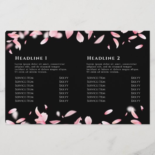 Meervoudig brochure voor geviesbladen (Achterkant)