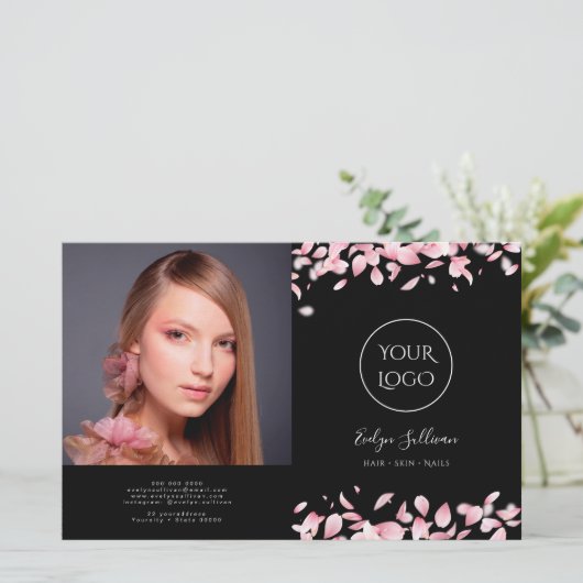 Meervoudig brochure voor geviesbladen (Staand voorkant)