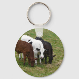 Meervoudig-COW-cultureel Sleutelhanger