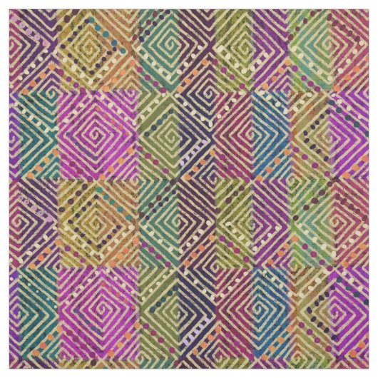 Meervoudig diamant, patchwork, stijl van kleding stof (Swatch)