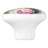 Meervoudig gekleurde bliksem 3 Zwemmen deurknop Keramische Knop (Zijkant)