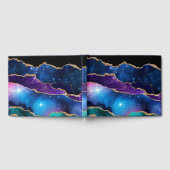 Meervoudig geplateerde Agate Stone Galaxy Sparkly  Gastenboek (Volledig)