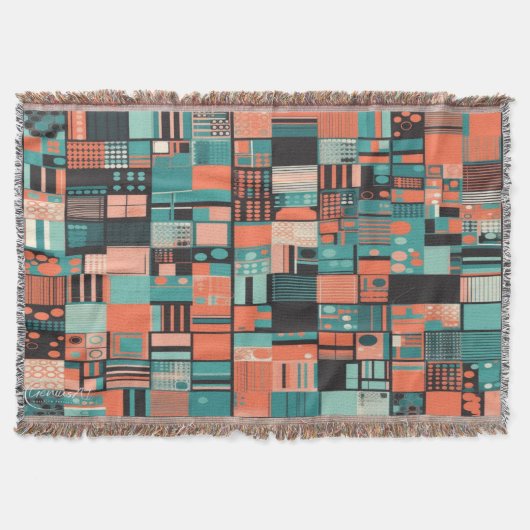 Meervoudig gevormde katoenen schroefdop deken (Voorkant)