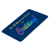 Meervoudig kruisende familiestateroom deurmerker magneet (Linkerzijde)