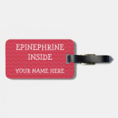 Meervoudig Label voor waarschuwingen over voedsela Bagagelabel (Achterkant horizontaal)