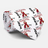 Meervoudig myeloom dat ik BURGUNDY DRAAG voor mijn Stropdas (Opgerold)