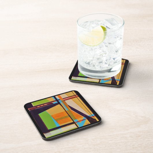 meervoudig oranje onderzetter ingesteld (Rechterzijde)