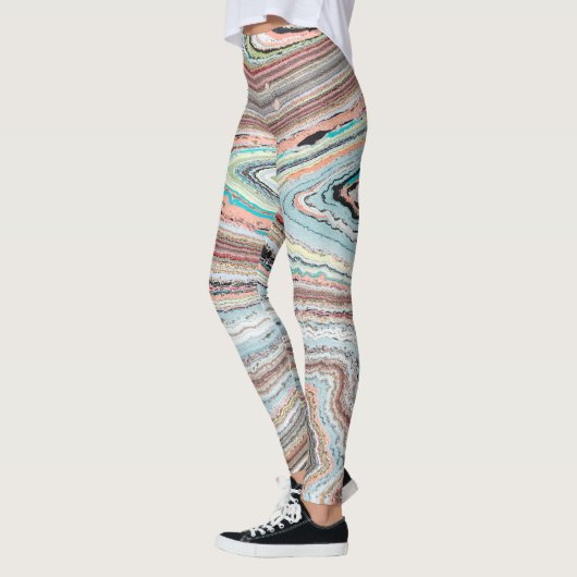 Meervoudig, origineel ontwerp van Karen Ruane Leggings (Links)