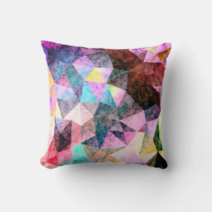 Meervoudig veelhoekig patroon gooien kussen