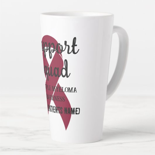 Meervoudige bewustwording latte mok (Rechterhoek)