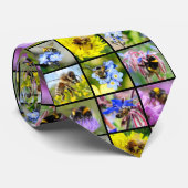 Meervoudige bijen en hommels stropdas (Opgerold)