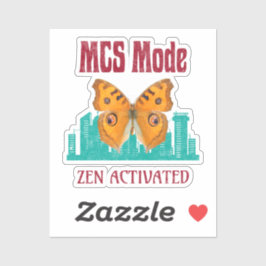 Meervoudige Chemische Gevoeligheid Bewustzijn MCS Sticker