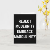 Meervoudige embrace Masculinity afwijzen Kaart (Gele Bloem)