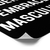 Meervoudige embrace Masculinity afwijzen Poster (Hoek)