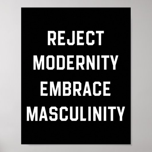 Meervoudige embrace Masculinity afwijzen Poster (Voorkant)